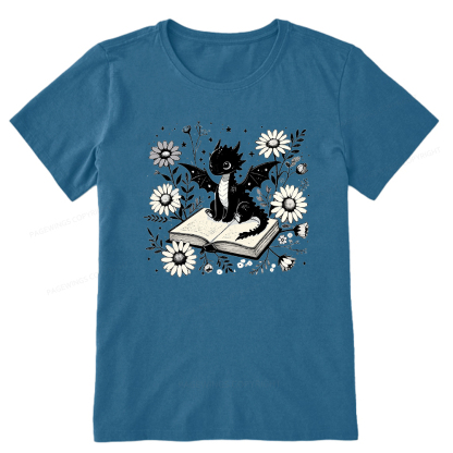 Pagewings Bookworm Dragon Unisex Classic T-shirt
