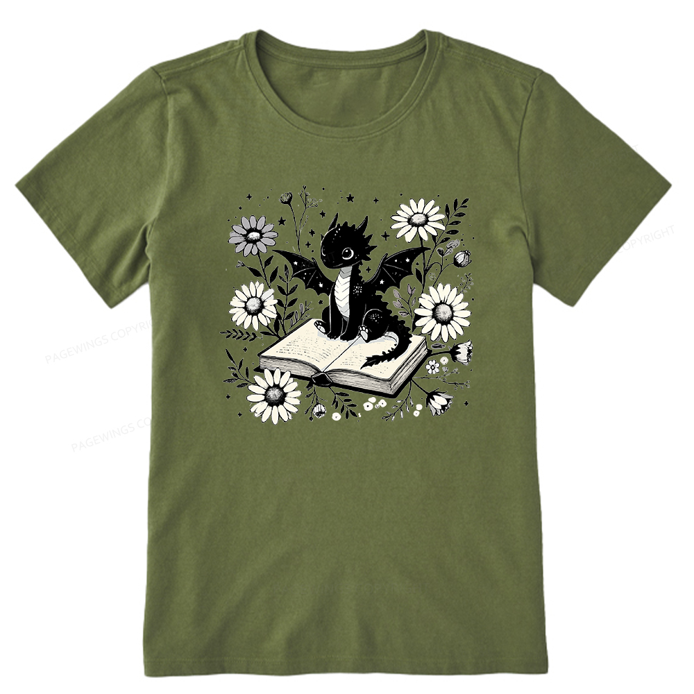 Pagewings Bookworm Dragon Unisex Classic T-shirt
