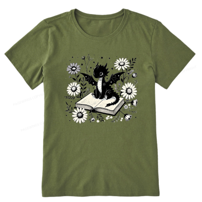 Pagewings Bookworm Dragon Unisex Classic T-shirt