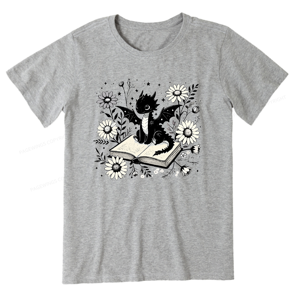 Pagewings Bookworm Dragon Unisex Classic T-shirt