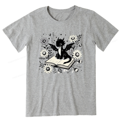 Pagewings Bookworm Dragon Unisex Classic T-shirt