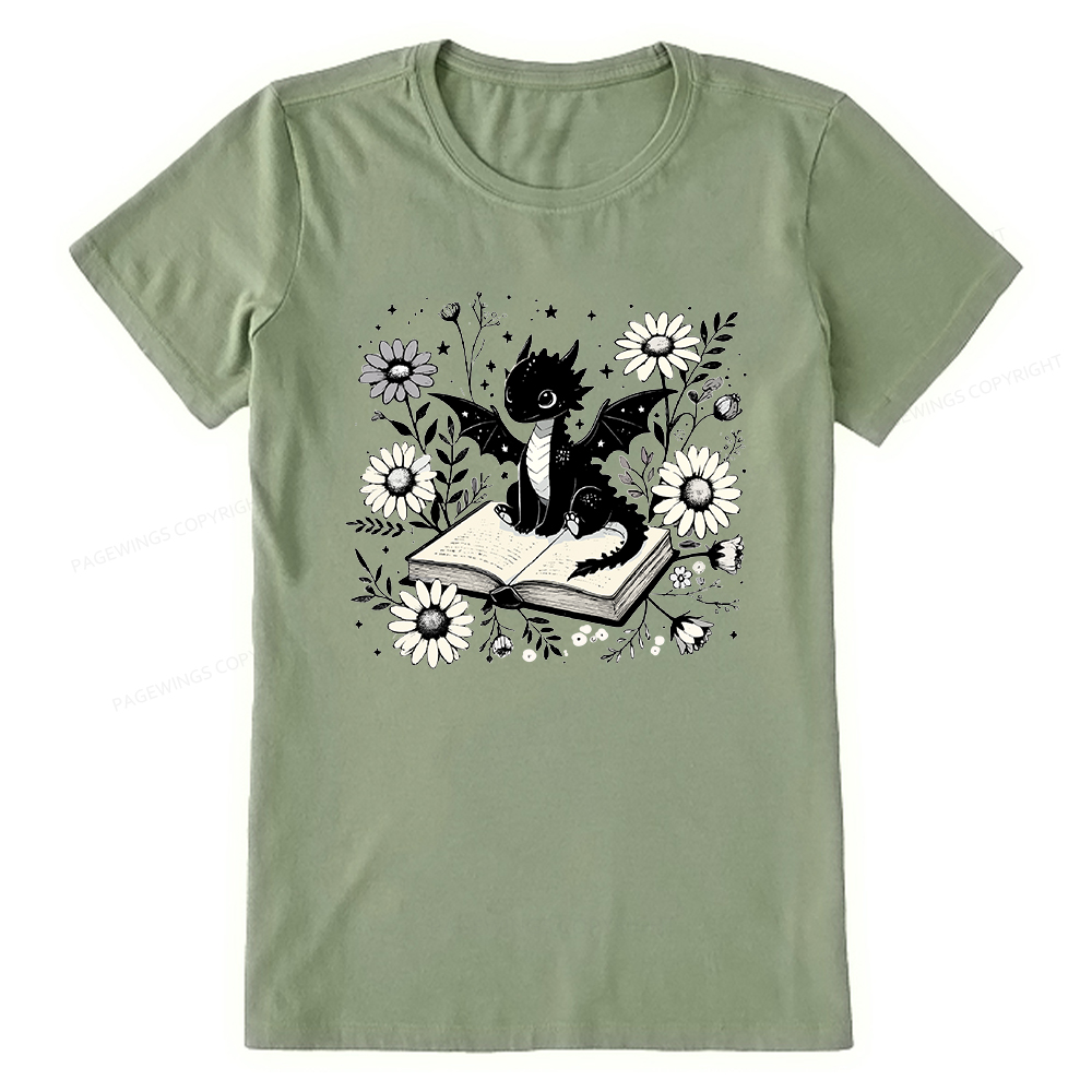 Pagewings Bookworm Dragon Unisex Classic T-shirt