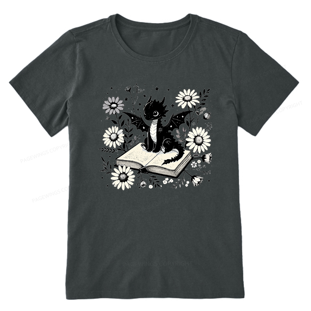 Pagewings Bookworm Dragon Unisex Classic T-shirt