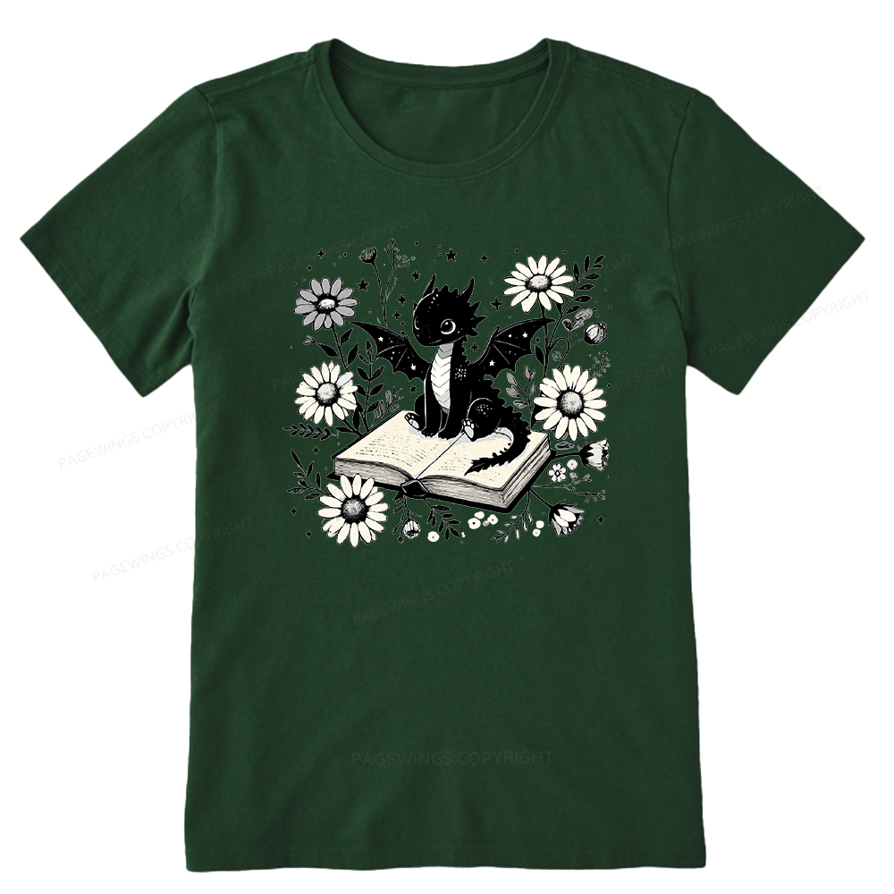 Pagewings Bookworm Dragon Unisex Classic T-shirt