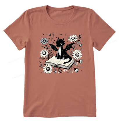 Pagewings Bookworm Dragon Unisex Classic T-shirt