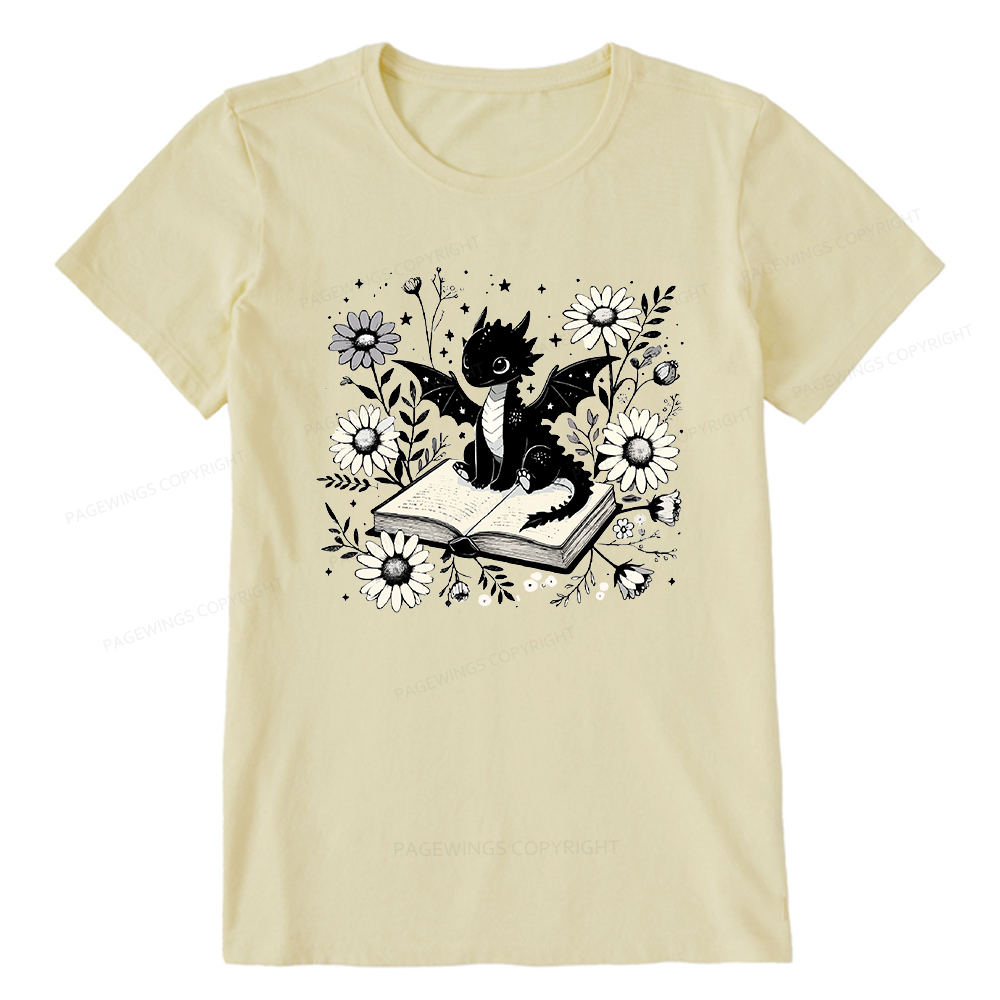 Pagewings Bookworm Dragon Unisex Classic T-shirt