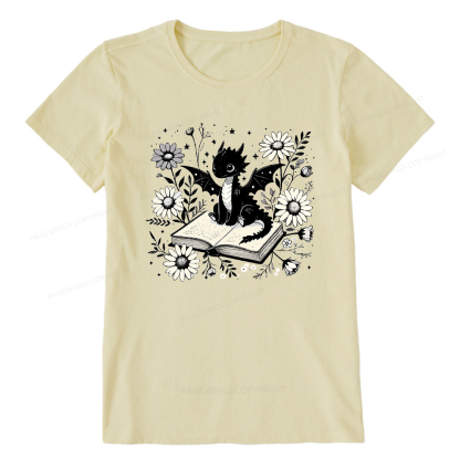Pagewings Bookworm Dragon Unisex Classic T-shirt