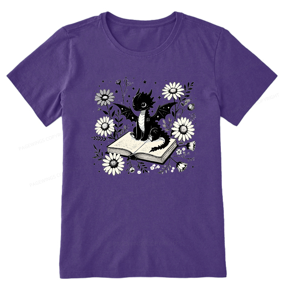 Pagewings Bookworm Dragon Unisex Classic T-shirt