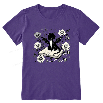 Pagewings Bookworm Dragon Unisex Classic T-shirt