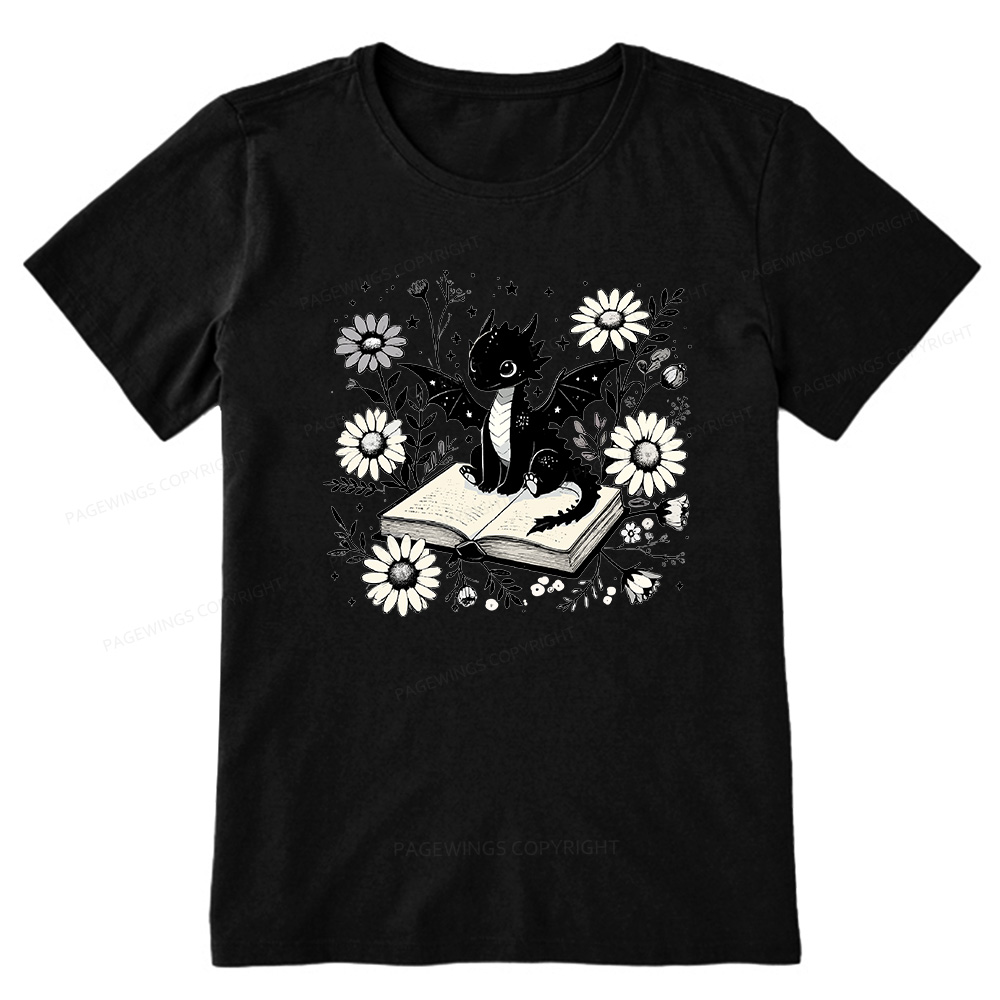 Pagewings Bookworm Dragon Unisex Classic T-shirt