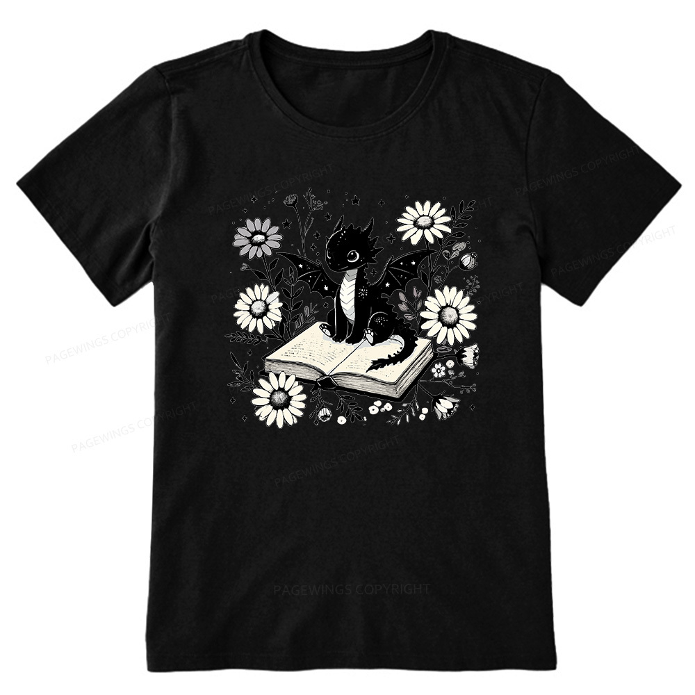 Pagewings Bookworm Dragon Unisex Classic T-shirt