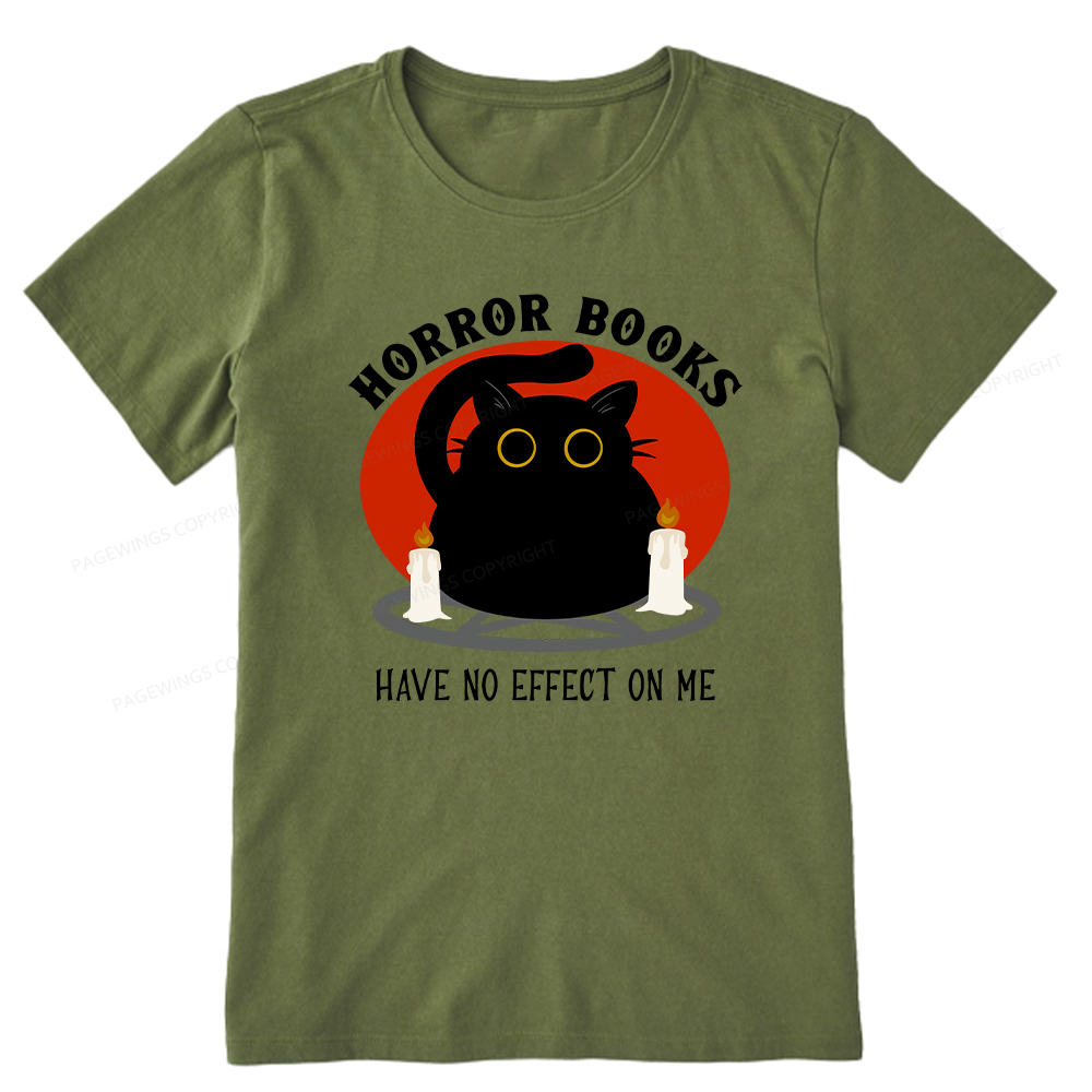 Pagewings Horror Books Have No Effect On Me Unisex Classic T-shirt