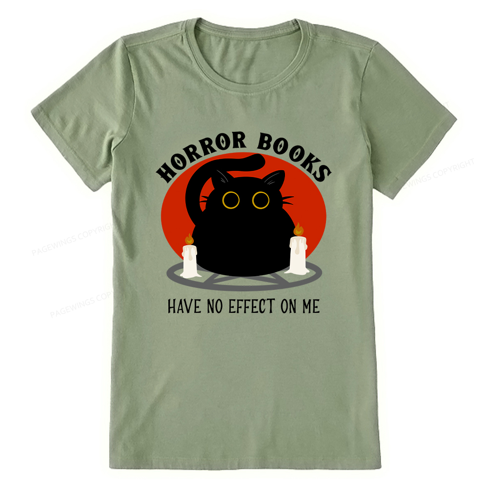 Pagewings Horror Books Have No Effect On Me Unisex Classic T-shirt