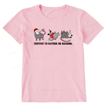 Pagewings I'd Rather Be Reading Unisex Classic T-shirt