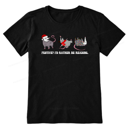 Pagewings I'd Rather Be Reading Unisex Classic T-shirt