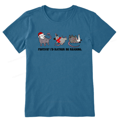 Pagewings I'd Rather Be Reading Unisex Classic T-shirt