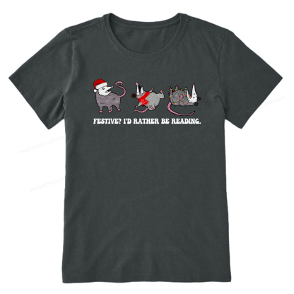 Pagewings I'd Rather Be Reading Unisex Classic T-shirt