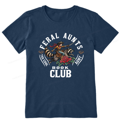 Pagewings Feral Aunt Social Book Club Unisex Classic T-shirt