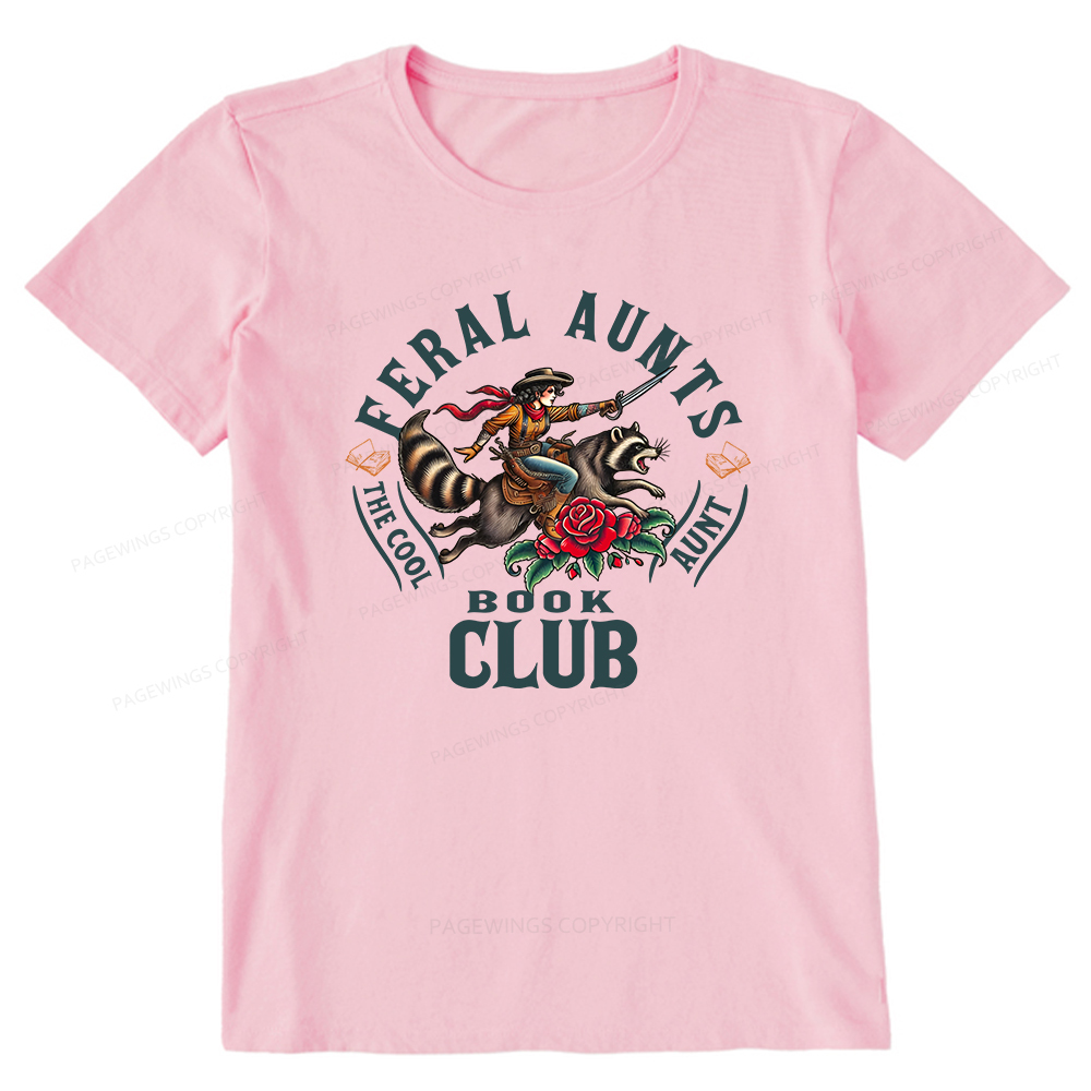 Pagewings Feral Aunt Social Book Club Unisex Classic T-shirt