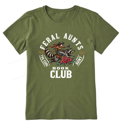 Pagewings Feral Aunt Social Book Club Unisex Classic T-shirt