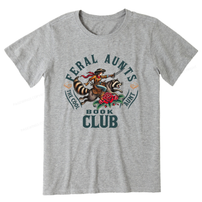 Pagewings Feral Aunt Social Book Club Unisex Classic T-shirt