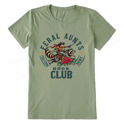 Pagewings Feral Aunt Social Book Club Unisex Classic T-shirt