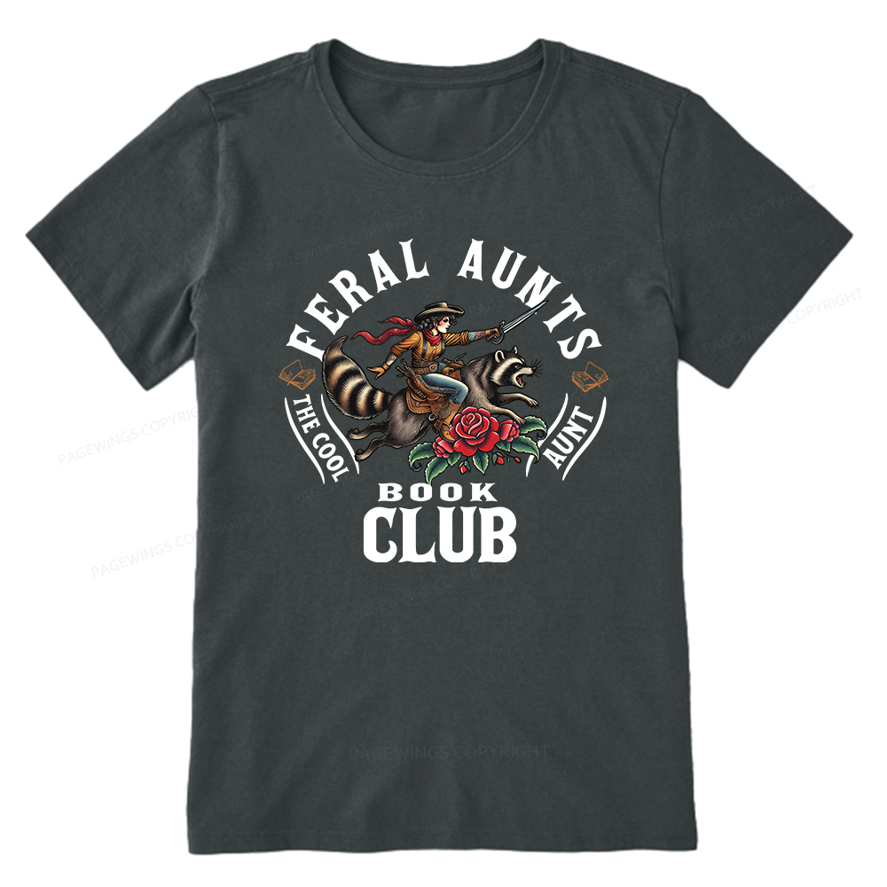 Pagewings Feral Aunt Social Book Club Unisex Classic T-shirt