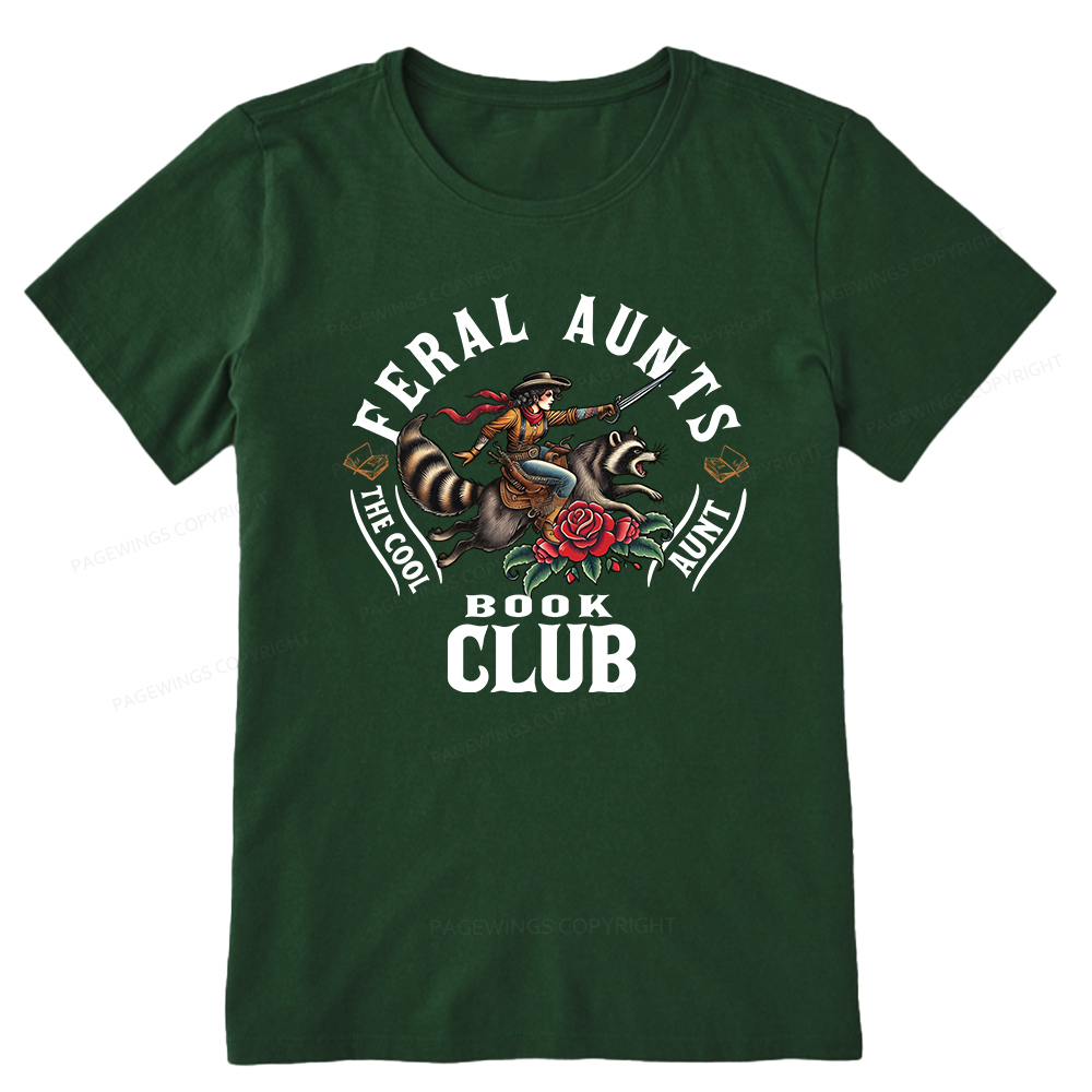 Pagewings Feral Aunt Social Book Club Unisex Classic T-shirt