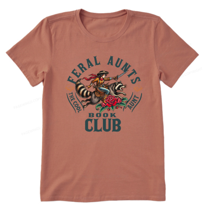 Pagewings Feral Aunt Social Book Club Unisex Classic T-shirt