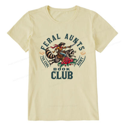 Pagewings Feral Aunt Social Book Club Unisex Classic T-shirt