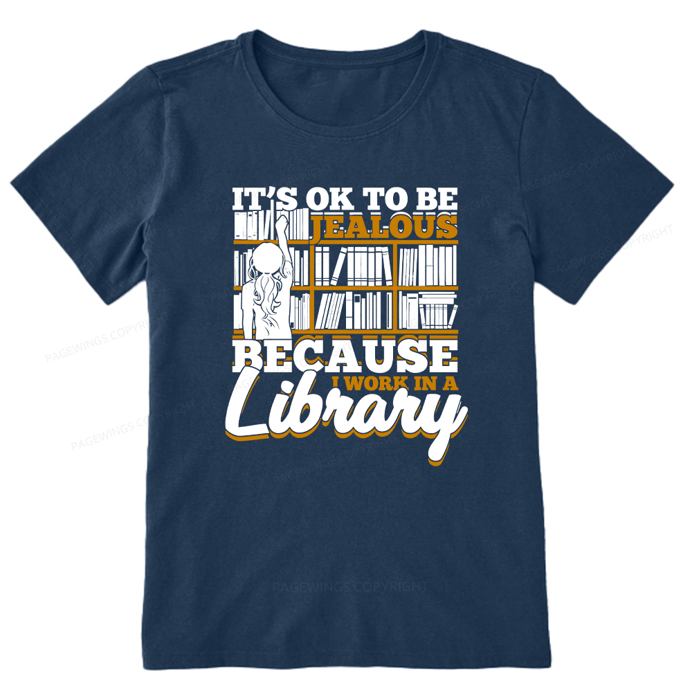 Pagewings Because I Work In A Library Unisex Classic T-shirt