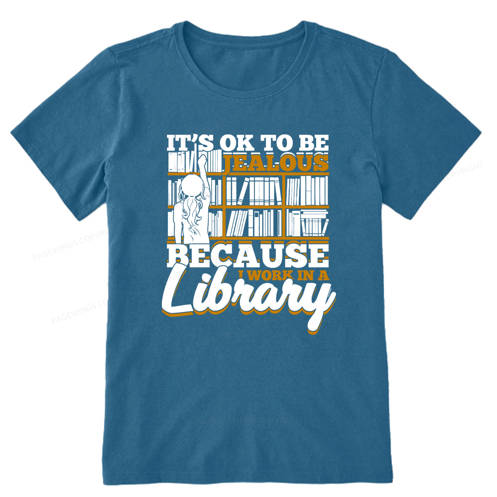 Pagewings Because I Work In A Library Unisex Classic T-shirt