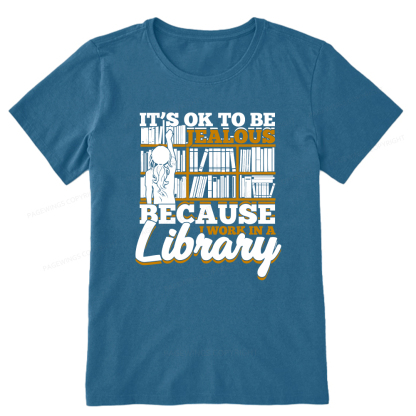 Pagewings Because I Work In A Library Unisex Classic T-shirt