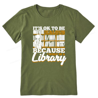 Pagewings Because I Work In A Library Unisex Classic T-shirt