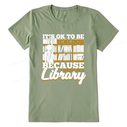 Pagewings Because I Work In A Library Unisex Classic T-shirt