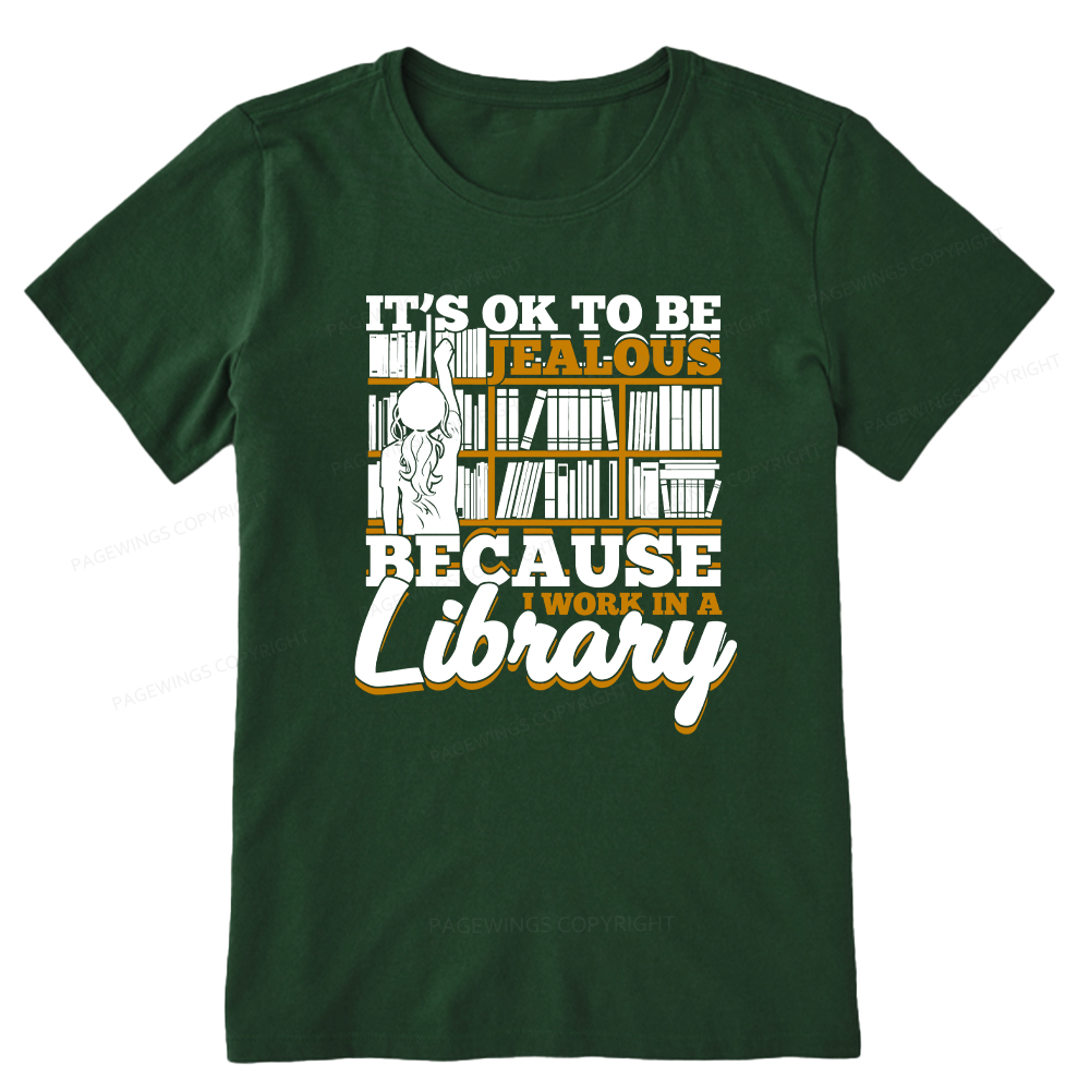 Pagewings Because I Work In A Library Unisex Classic T-shirt