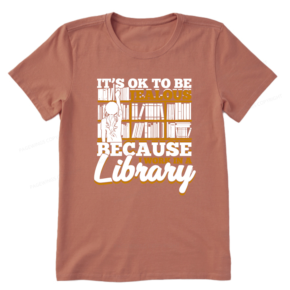 Pagewings Because I Work In A Library Unisex Classic T-shirt