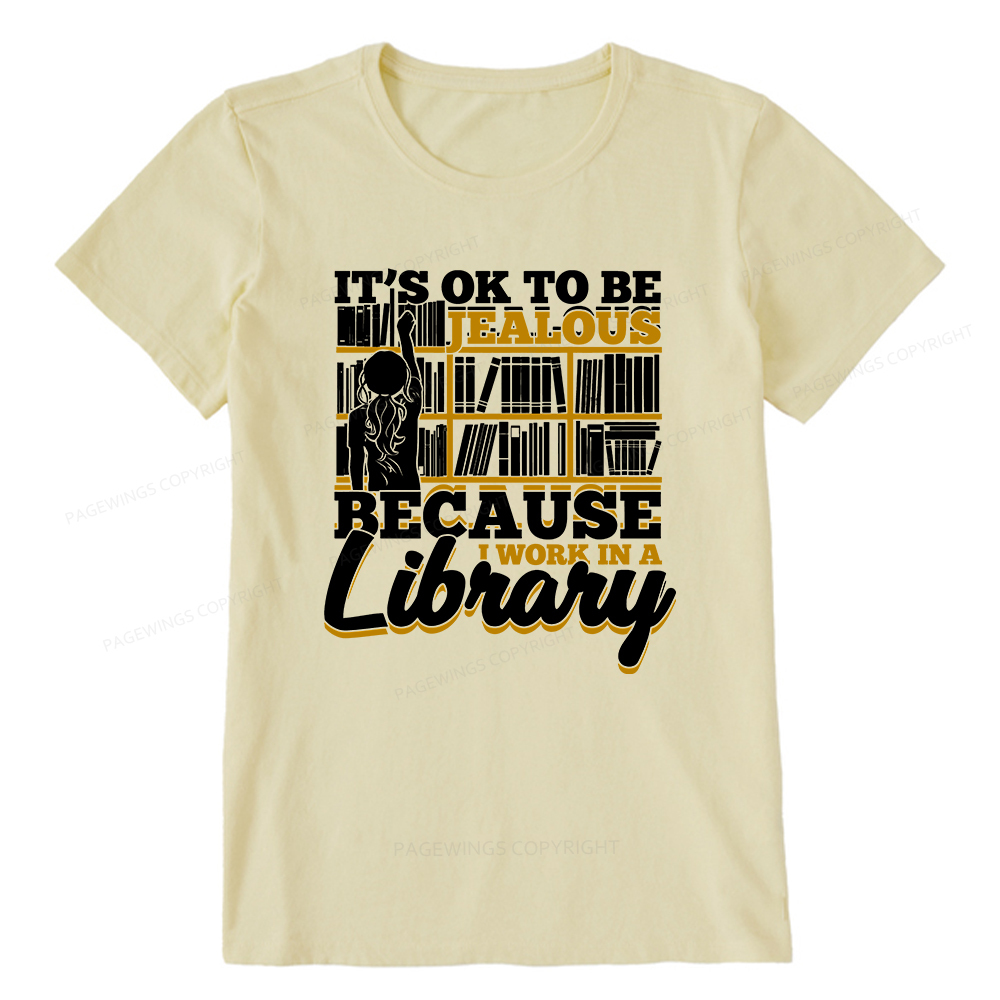 Pagewings Because I Work In A Library Unisex Classic T-shirt