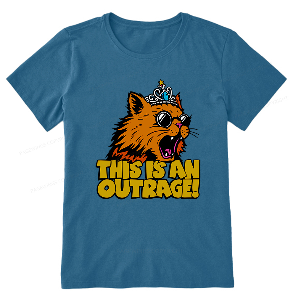 Pagewings This is an Outrage Unisex Classic T-shirt