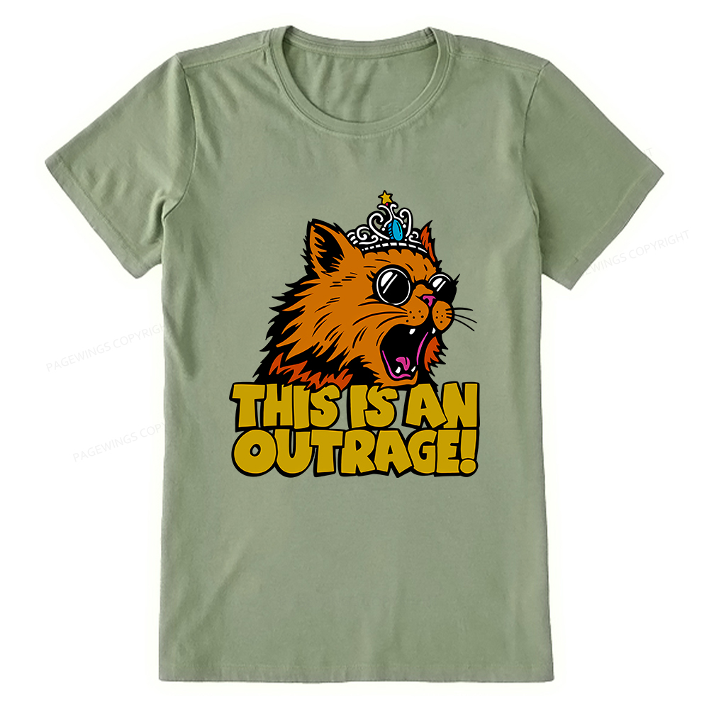 Pagewings This is an Outrage Unisex Classic T-shirt