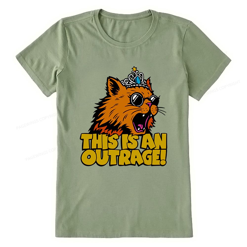 Pagewings This is an Outrage Unisex Classic T-shirt