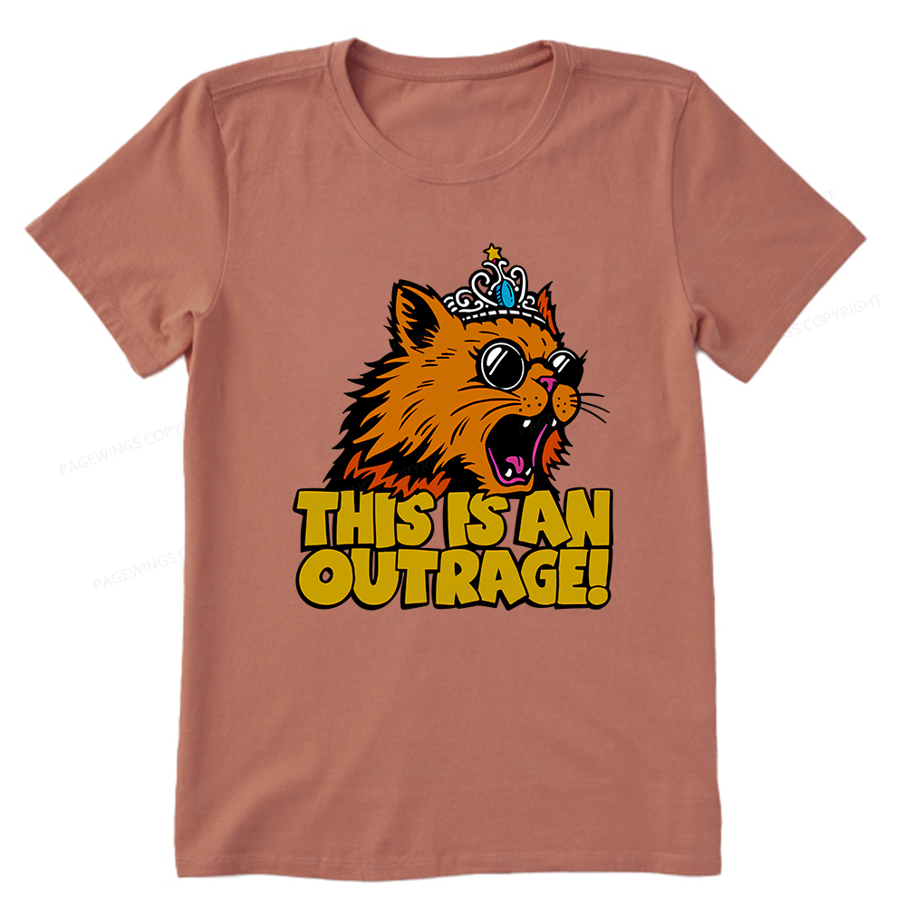Pagewings This is an Outrage Unisex Classic T-shirt