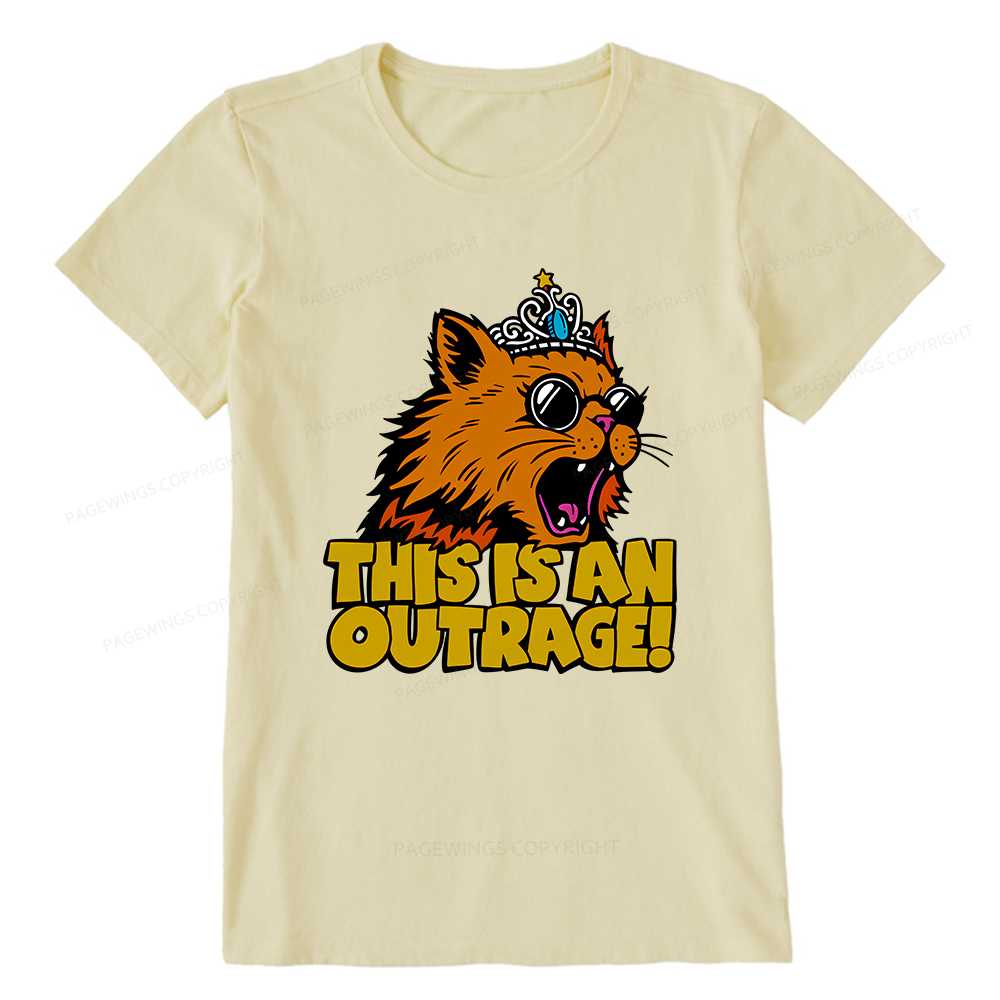Pagewings This is an Outrage Unisex Classic T-shirt
