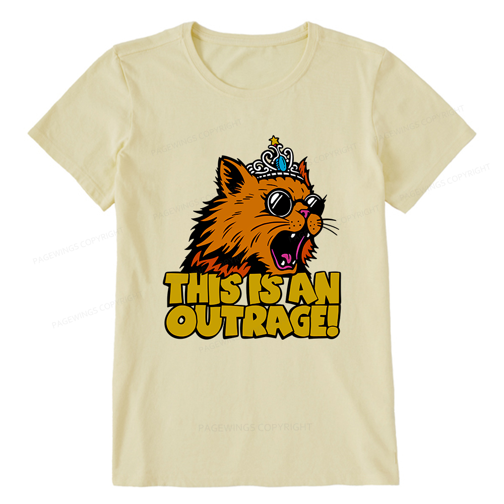 Pagewings This is an Outrage Unisex Classic T-shirt