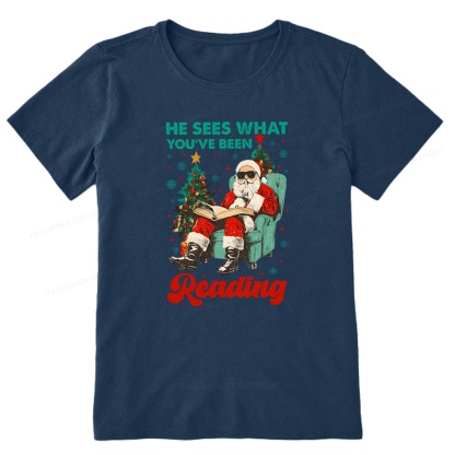 Pagewings Christmas Reading Unisex Classic T-shirt