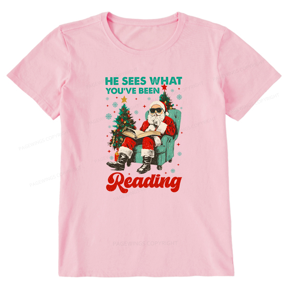 Pagewings Christmas Reading Unisex Classic T-shirt