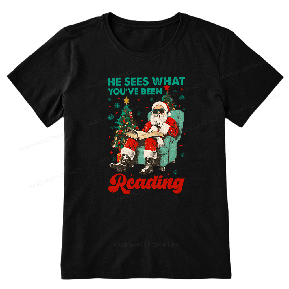 Pagewings Christmas Reading Unisex Classic T-shirt