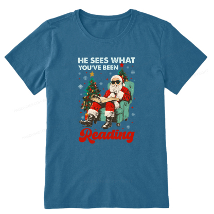 Pagewings Christmas Reading Unisex Classic T-shirt