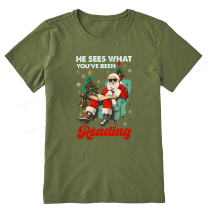 Pagewings Christmas Reading Unisex Classic T-shirt