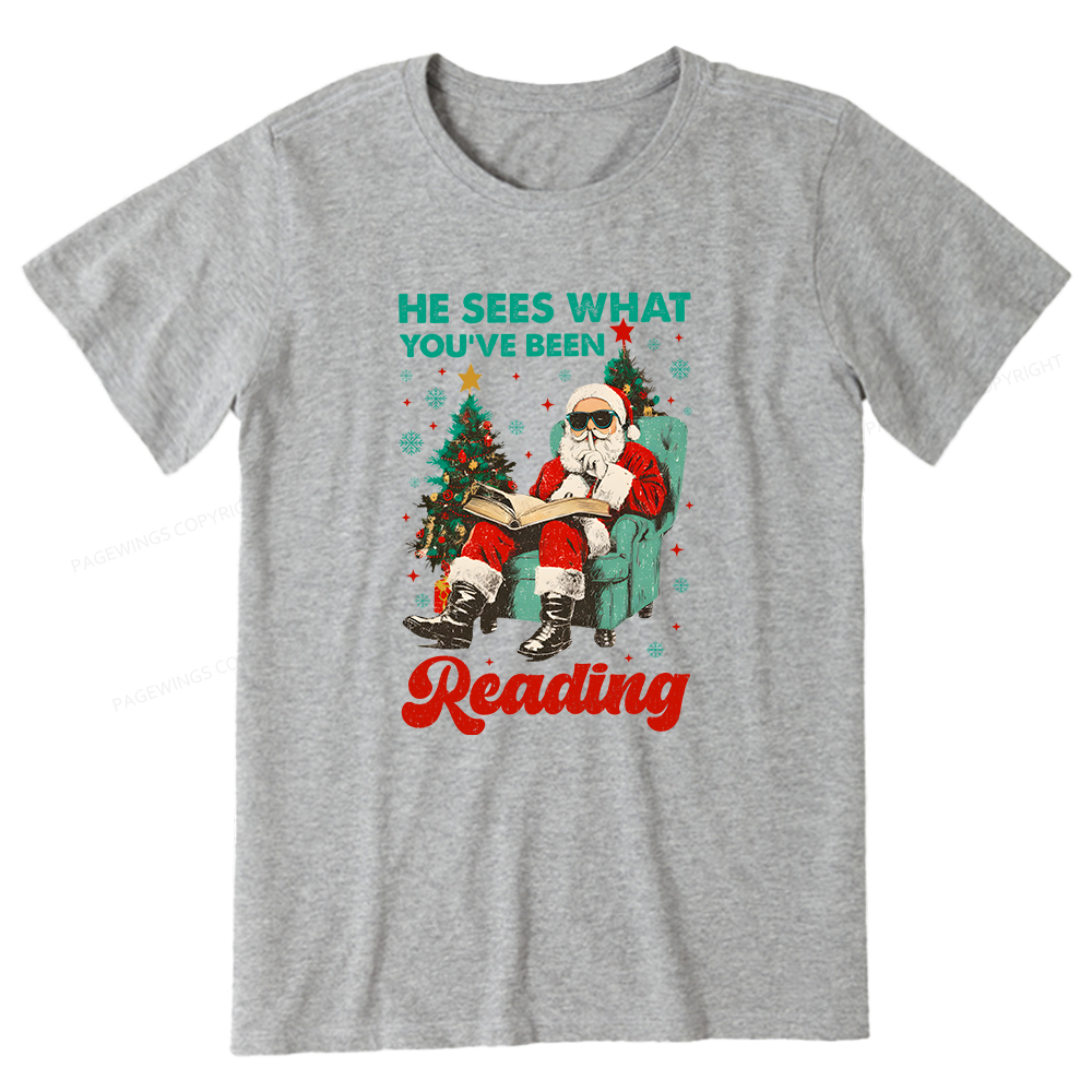 Pagewings Christmas Reading Unisex Classic T-shirt